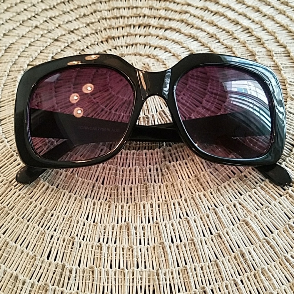 Oversized Black Sunglasses.